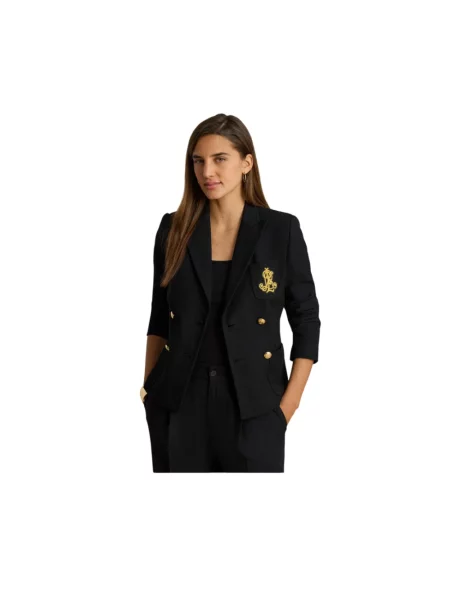 Lauren Ralph Lauren marynarka dwurzędowa z czarna
