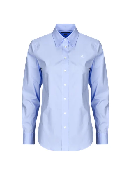 Blúzka Lauren Ralph Lauren modrá