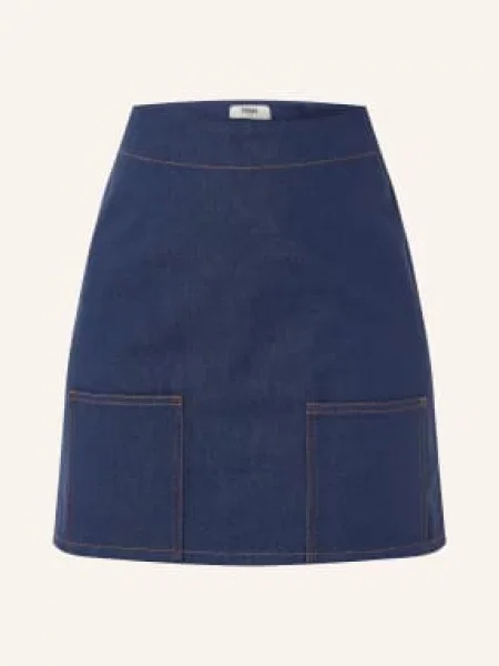Fendi Spódnica Dżinsowa blau