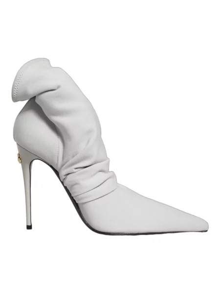 Botki Dolce And Gabbana skórzane szare