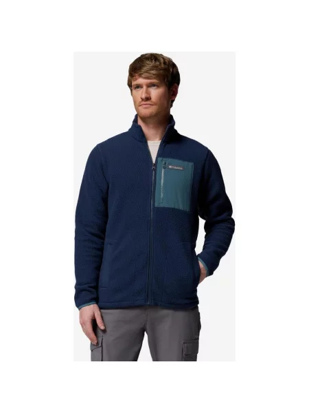 Polar Columbia Jasper Ridge Pebbled Full Zip Nocny M niebieski