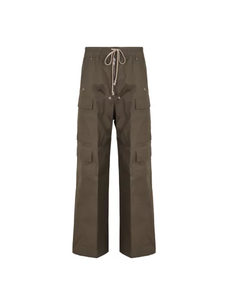 Spodnie cargo Rick Owens zielone