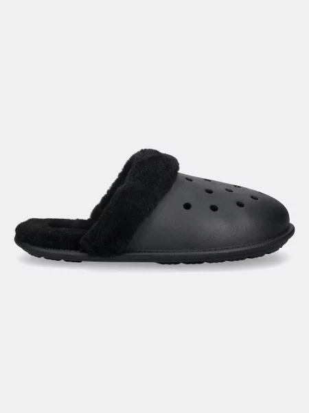 Тапочки Crocs Classic Fuzz Scuff чорний