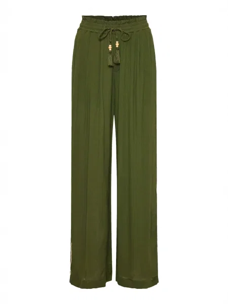 Funky Buddha Pantaloni închis verde