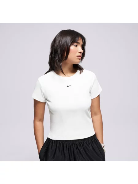 Nike T-Shirt W Nsw Rib Tght Ss Tee biała