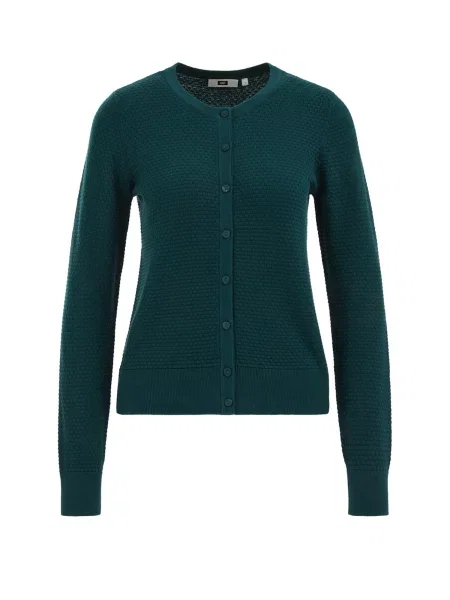 WE Fashion Geacă tricotată verde