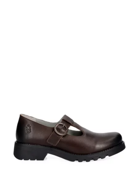 Pantofi Fly London cu cataramă maro