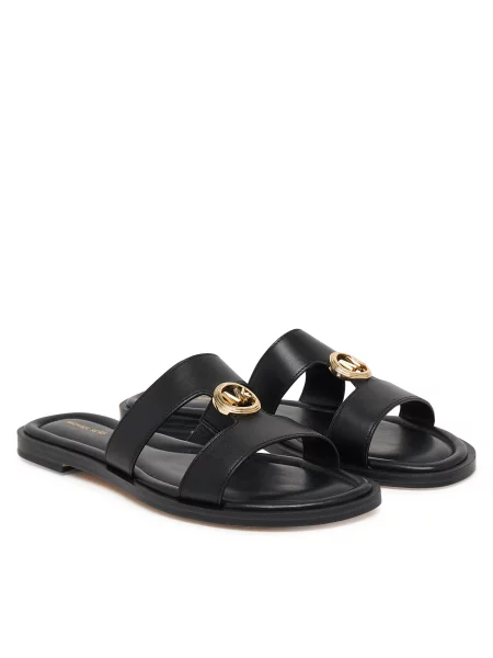 Шлепанцы Michael Michael Kors без каблука черные