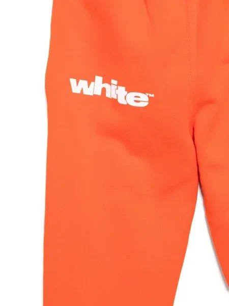 Dětské kalhoty Off-white bílé