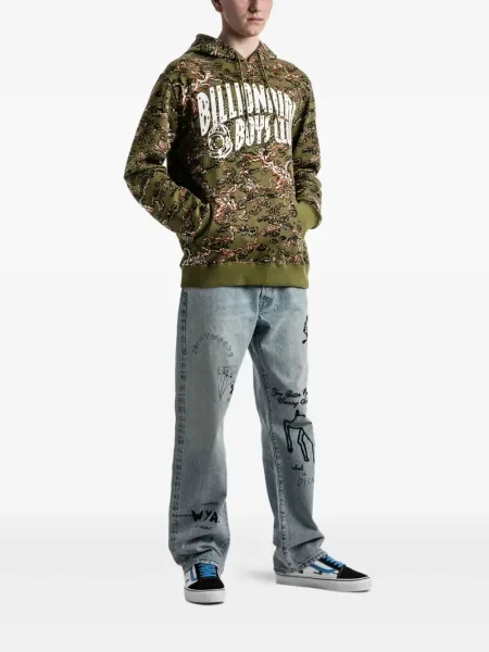 Bluza z kapturem dziecięca Billionaire Boys Club zielona