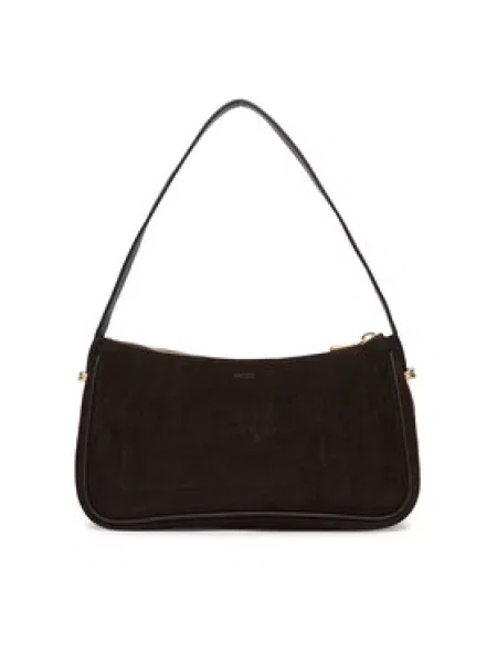 BOSS klasična torbica usnjena BOSS BEYOND S SH.B U rjava