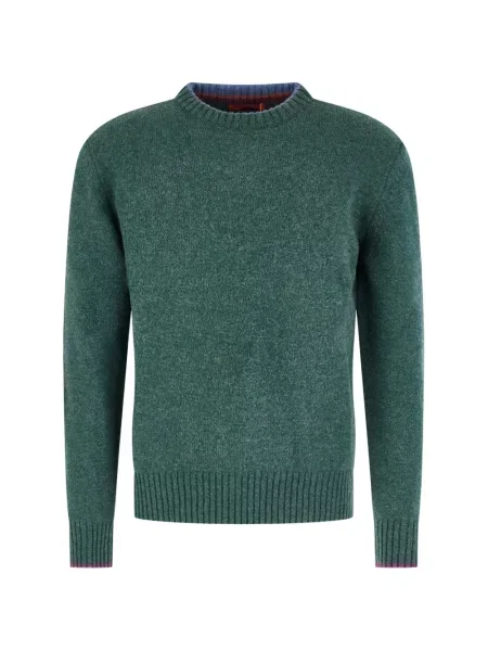 Pulover Gallo cu dungi verde