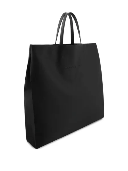 Satenska shopper torbica Carven crna