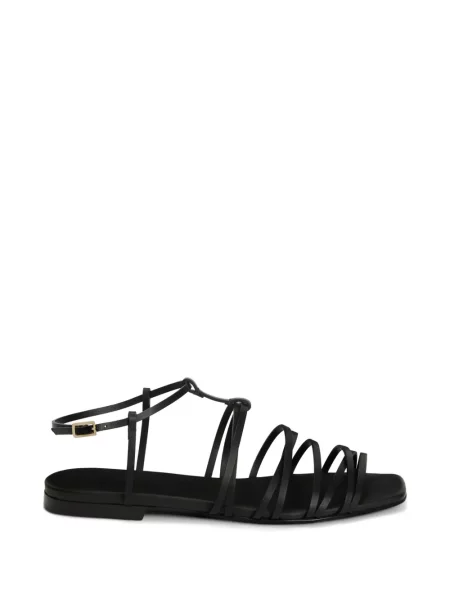 Sandale Jil Sander cu vârf pătrat negru