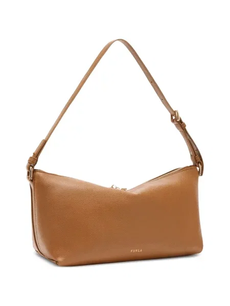 Geantă de mână Furla din piele maro