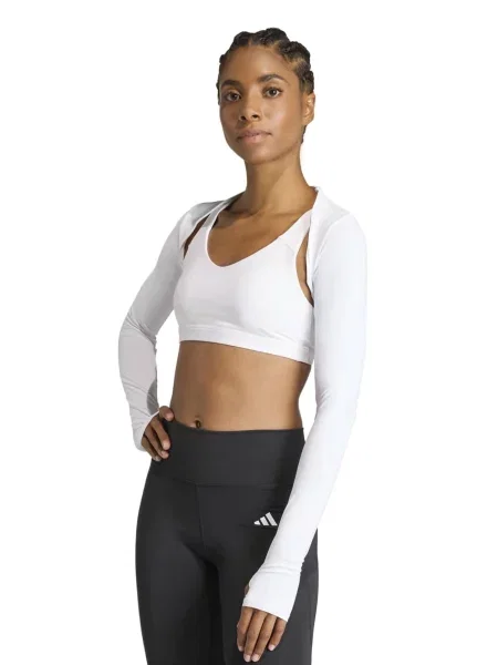 ADIDAS PERFORMANCE Tricou funcțional PWR ESS' alb