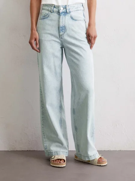 Широкі джинси Marc O’Polo ліоцел/бавовна блакитний