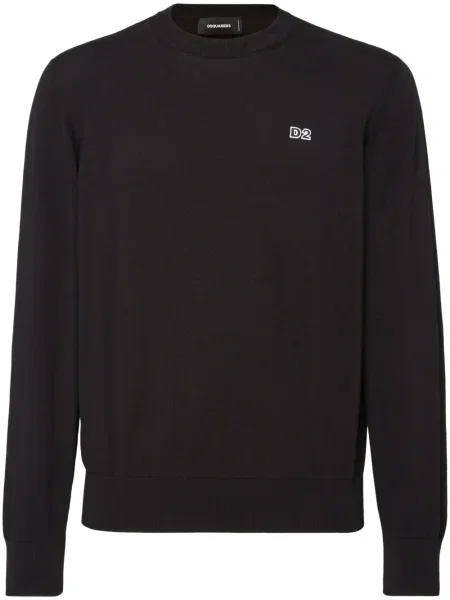 Hanorac Dsquared2 cu imagine negru