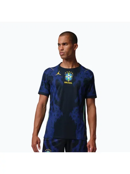 Tricou de fotbal pentru bărbați Nike Brazil Match Away Soccer Authentic