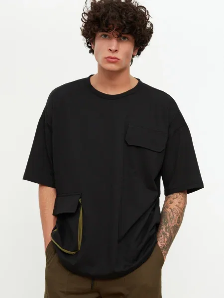 Gulerat ciclism tricou Trendyol negru
