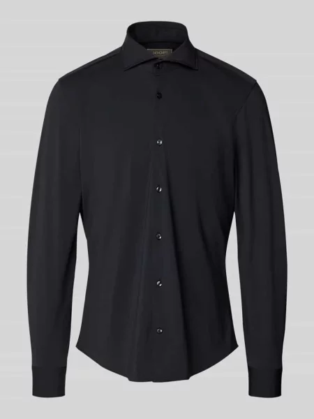 Koszula biznesowa o kroju slim fit z listwą guzikową Joop! Collection biała