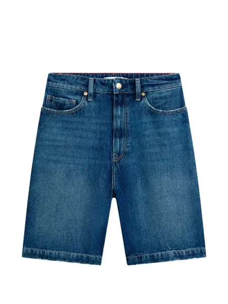 Pantaloni scurți din denim Tommy Hilfiger albastru