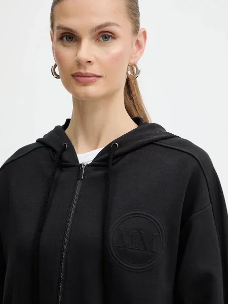 Кофта MM ONORE з капюшоном однотонна чорний