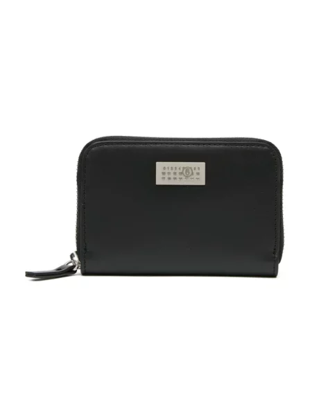 Maison Margiela Akcesoria unisex ONE SIZE Skóra Portfel na błyskawiczny czarny