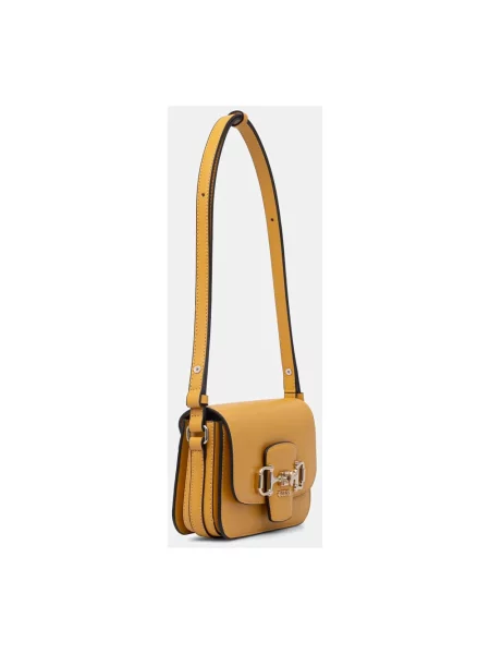 Guess torebka z imitacji skóry JANIE żółta