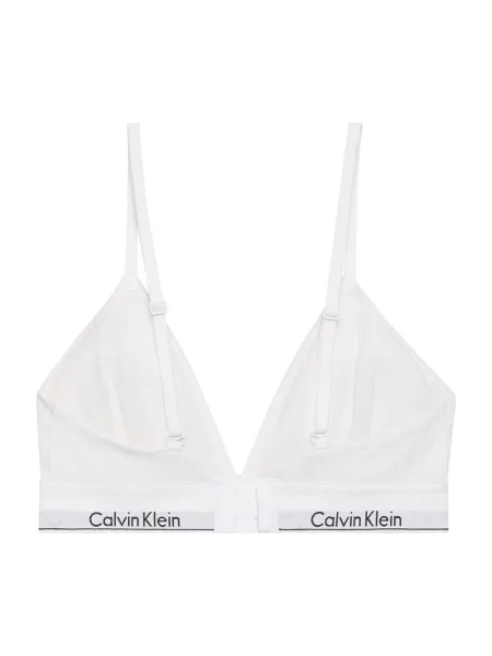 Calvin Klein Underwear Podprsenka svetlosivá / čierna biela