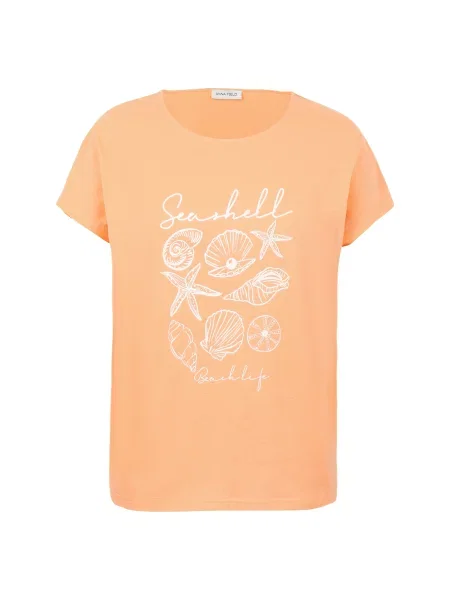 Anna Field Tricou portocaliu alb