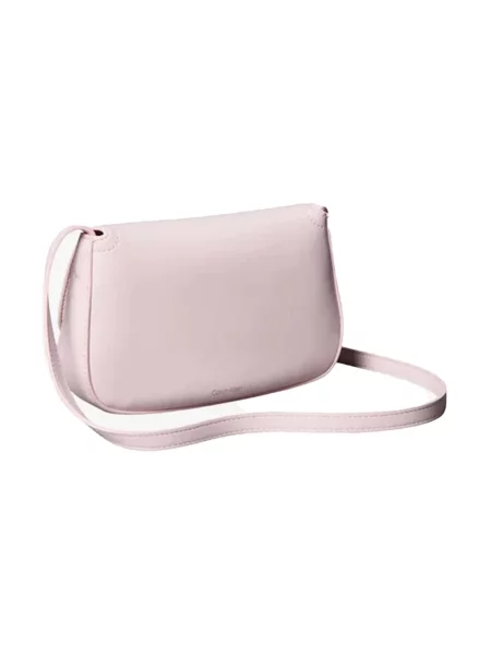 Torebka Calvin Klein skórzana różowa