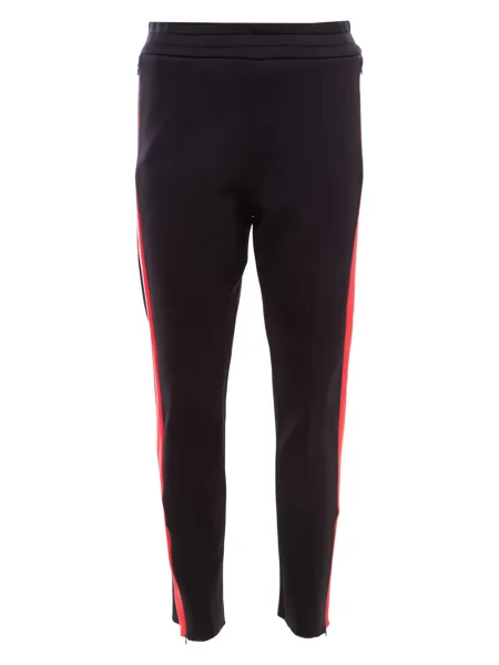 Pantaloni Joseph cu dungi din jerseu negru