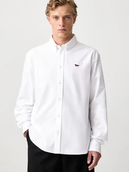 Maison Kitsuné Profile Fox cămașă din pentru bărbați