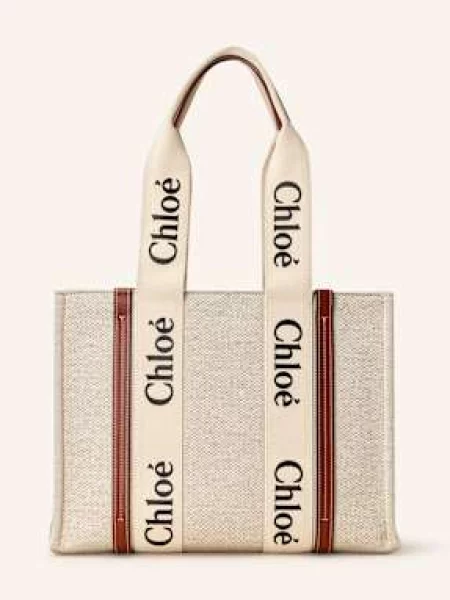 Shopper kabelka Chloé bílá