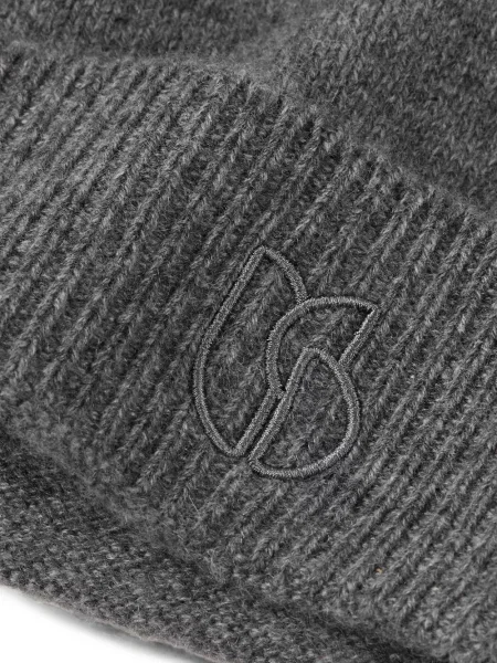 Căciulă Ba&sh cu broderie gri