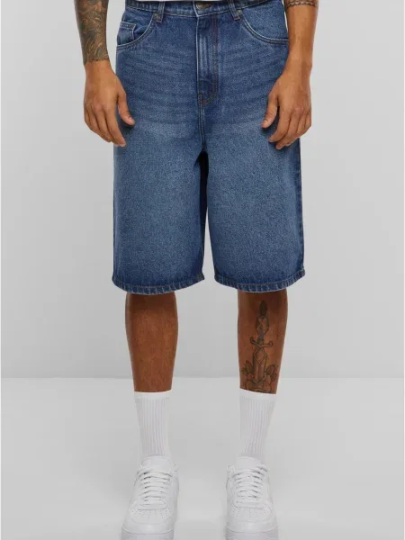 Pantaloni scurți din denim Urban Classics albastru