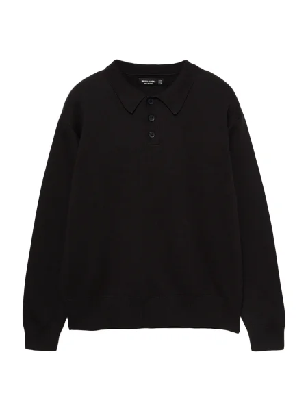 Pull&Bear Pulover negru