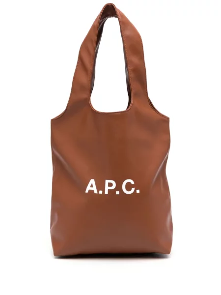 Geantă A.p.c. cu imagine maro