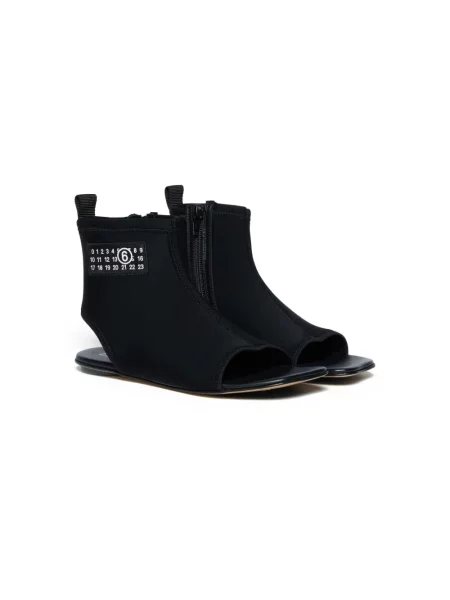 Botki dziecięce Mm6 Maison Margiela czarne