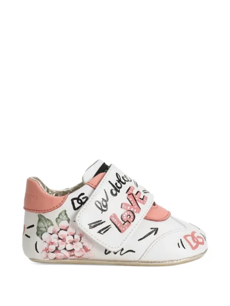 Sneakersy dziecięce Dolce And Gabbana białe