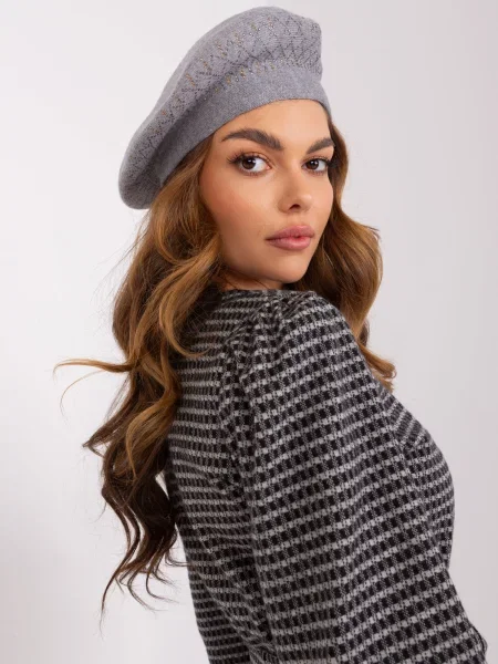 Șapcă Wool Fashion Italia gri