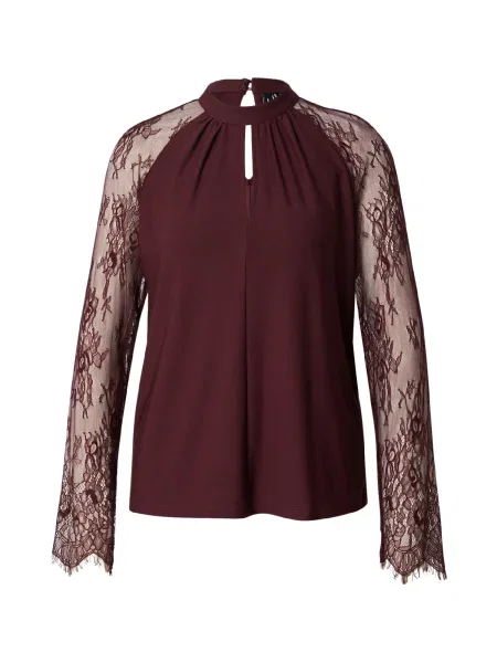 VERO MODA Bluză VMMILLA vin roșu
