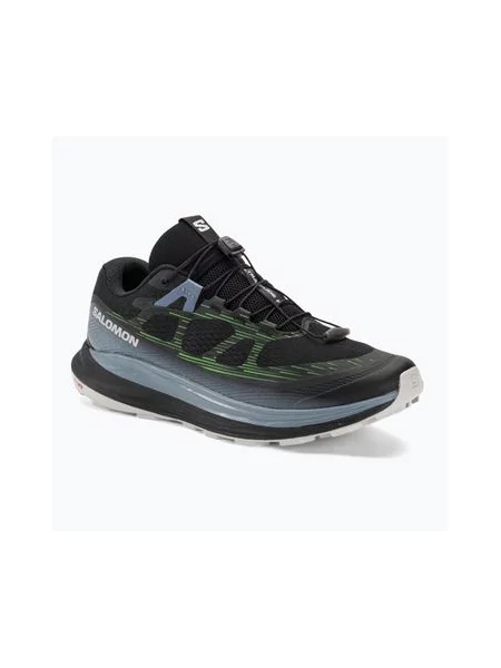 Кросівки для бігу Salomon Ultra Glide 2 black/flint stone/green gecko чорні