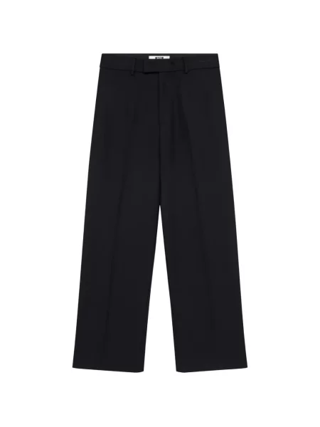 Pantaloni Msgm cu autograf negru