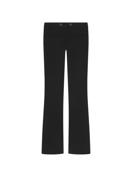 Pantaloni Courreges evazate negru
