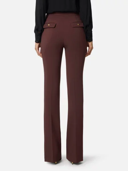 Брюки Elisabetta Franchi бордовые