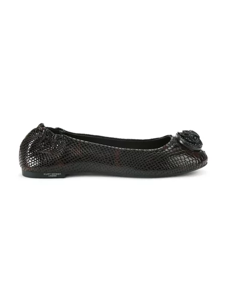 Кожени балеринки Kurt Geiger London Chelsea Ballerina черно