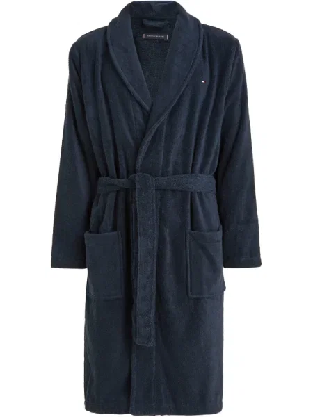 Tommy Hilfiger Underwear Kratek kopalni plašč mornarska / rdeča bela