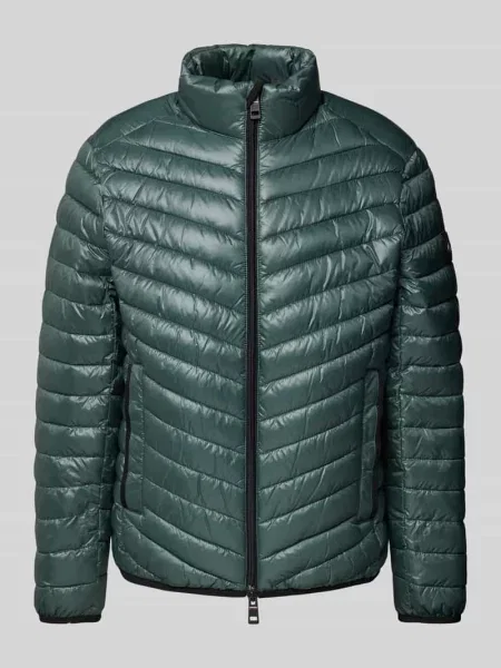 Kurtka pikowana o kroju regular fit z detalami z siateczki Tom Tailor